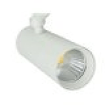 Faro Led Da Binario Trifase 30W 2400LM D53 Carcassa Bianca 4000K CRI 90 UGR 11 Trasformatore Separabile Escluso