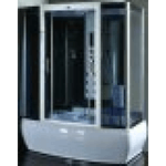 Cabina con vasca idromassaggio, sauna, bagno turco, cromoterapia 170x90cm full optional Sicorage Mexus