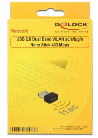 Delock-USB-2.0-Dual-Band-WLAN-ac-a-b-g-n-Nano-Stick-433-150-Mbps