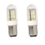 2 Pezzi Lampada Led Barca BA15D Bianco Neutro 12V 24V 4W