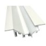 3 Metri Profilo Canalina Barra Alluminio Da Incasso Illuminazione Luce Asimmetrica Colore Bianco