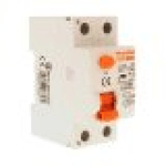 RCCB Interruttore Differenziale Puro Tipo AC 1P+N 2M 6000A 30mA 25A AC 230V IP20 IEC61008-1