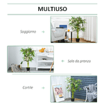 Outsunny-Bambu-in-Vaso-Artificiale-Pianta-Finta-Decorazione-per-Interno-ed-Esterno-Altezza-120cm-Verde