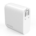 Caricabatterie-4smarts-GaN-Flex-65W-2-USB-C--1-USB-A-bianco