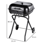 Outsunny-Barbecue-in-Acciaio-con-Coperchio-e-Ruote-Nero-57x70x86cm