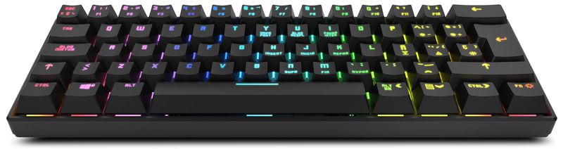 Krom-Kluster-Mini-Mechanic-Tastiera-Gaming-Bluetooth-5.0-USB---62-tasti---Funzione-di-antigosting---illuminazione-RGB---