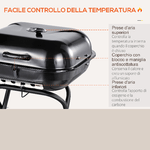 Outsunny-Barbecue-in-Acciaio-con-Coperchio-e-Ruote-Nero-57x70x86cm