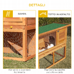 PawHut-Gabbia-per-Conigli-Conigliera-da-Esterno-in-Legno-di-Abete-90x45x80cm