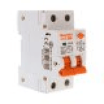 RCBO Interruttore Magnetotermico Differenziale Tipo AC Curva C 1P+N 2M 6000A 30mA C16A AC 230V IP20 IEC61009-1