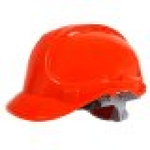 Casco Antinfortunistica da Costruzione con Cinturino a 6 Punti Casco di Sicurezza Colore Rosso