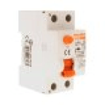 RCCB Interruttore Differenziale Puro Tipo A 1P+N 2M 6000A 30mA 40A AC 230V IP20 IEC61008-1