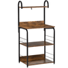 HOMCOM-Mobiletto-per-Microonde-a-4-Ripiani-e-4-Ganci-Mobile-Cucina-in-Acciaio-e-Legno-60x40x125cm-Marrone-Rustico