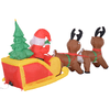 HOMCOM-Gonfiabile-di-Babbo-Natale-con-Slitta-e-Renne-Autogonfiabile-Elettrico-Impermeabile-e-Resistente-Lungo-210-Metri
