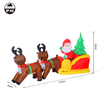 HOMCOM-Gonfiabile-di-Babbo-Natale-con-Slitta-e-Renne-Autogonfiabile-Elettrico-Impermeabile-e-Resistente-Lungo-210-Metri
