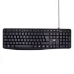 Ewent EW3001 tastiera Ufficio USB QWERTY Spagnolo Nero