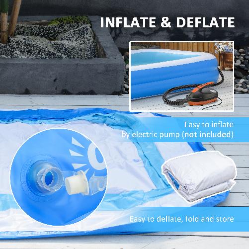 Outsunny-Piscina-Gonfiabile-Rettangolare-da-Esterni-per-1-2-Adulti-in-PVC-Resistente-2-Camere-d-Aria-e-Valvola-di-Scarico-262x176x56cm-Blu