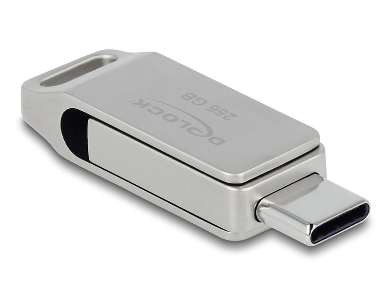 Delock-USB-5-Gbps-USB-C--memory-stick-Tipo-A-da-256-GB---alloggiamento-in-metallo