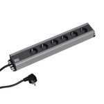 Bachmann 300.000 prolunghe e multiple 2 m 6 presa(e) AC Interno Nero, Grigio