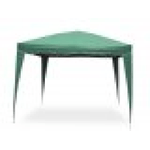 Gazebo smontabile con borsa per il trasporto 3x3 mt acciaio e poliestere verde 160 gr/m2 Fredi Opip