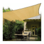 Tenda a vela, telo ombreggiante gazebo, piscina, giardino rettangolare 3x5mt