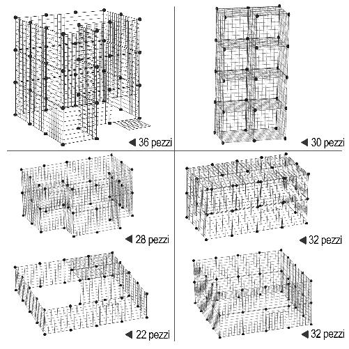 PawHut-Recinto-in-Metallo-per-Piccoli-Animali-Domestici-con-36-Pannelli-di-Metallo-da-Montare-Secondo-Forma-e-Configurazione-che-Preferisci-e-con-Porta