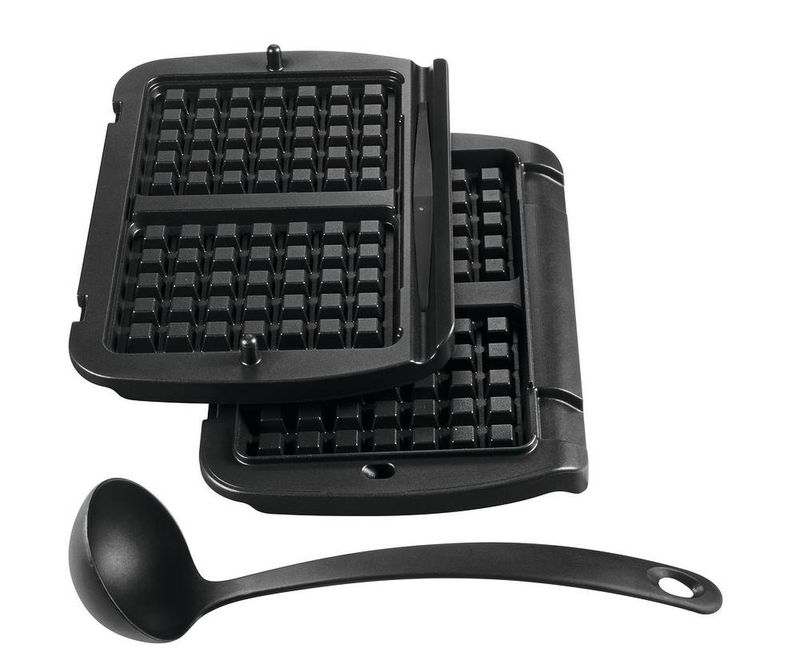 Tefal-XA7248-Alluminio-Piastra-per-waffle