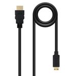 Nanocable-10.15.0902-cavo-HDMI-18-m-HDMI-tipo-A--Standard--HDMI-Type-C--Mini--Nero