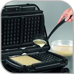 Tefal-XA7248-Alluminio-Piastra-per-waffle