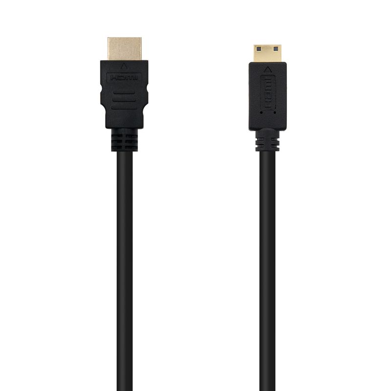 Nanocable-10.15.0902-cavo-HDMI-18-m-HDMI-tipo-A--Standard--HDMI-Type-C--Mini--Nero