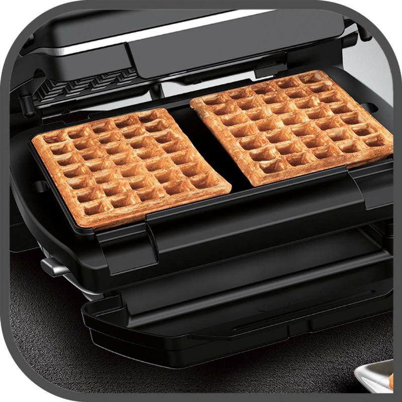 Tefal-XA7248-Alluminio-Piastra-per-waffle