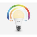 SPC Aura 1050 Bombilla Led Wi-Fi regolabile E27 - Ambienti personalizzabili - Controllo dall'APP SPC Iot - Compatibile c