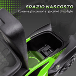 AIYAPLAY-Macchina-per-Bambini-2-in-1-Macchinina-a-Spinta-con-Maniglione-e-Barriera-di-Sicurezza-Volante-e-Clacson-Verde