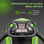 AIYAPLAY-Macchina-per-Bambini-2-in-1-Macchinina-a-Spinta-con-Maniglione-e-Barriera-di-Sicurezza-Volante-e-Clacson-Verde