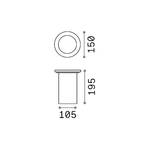 Faretto-Calpestabile-Moderno-Park-Metallo-Cromo-1-Luce-E27