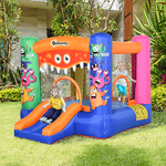 Outsunny-Casa-Gioco-Gonfiabile-Gigante-per-Bambini-con-Scivolo-e-Canestro