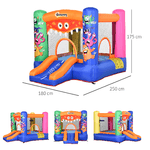 Outsunny-Casa-Gioco-Gonfiabile-Gigante-per-Bambini-con-Scivolo-e-Canestro