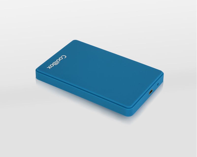 CoolBox-SlimColor-2543-Box-esterno-HDD-SSD-Blu-2.5-