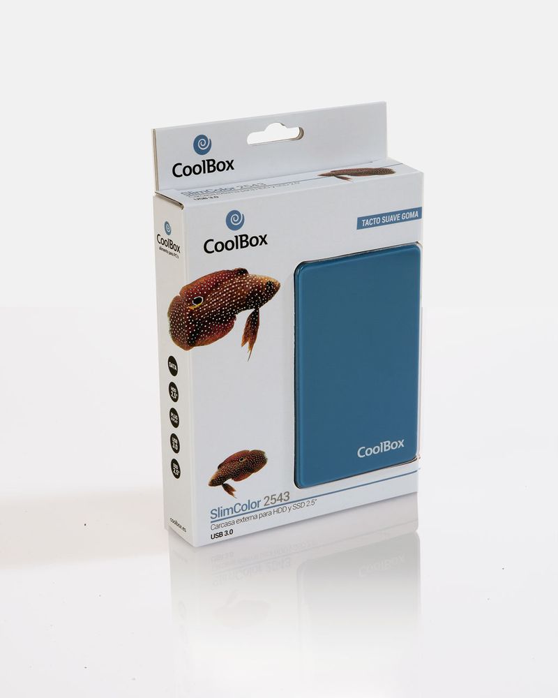 CoolBox-SlimColor-2543-Box-esterno-HDD-SSD-Blu-2.5-