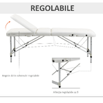 HOMCOM-Lettino-Massaggi-Portatile-Pieghevole-e-Professionale-in-Alluminio-bianco-215x60x61-84cm