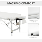 HOMCOM-Lettino-Massaggi-Portatile-Pieghevole-e-Professionale-in-Alluminio-bianco-215x60x61-84cm