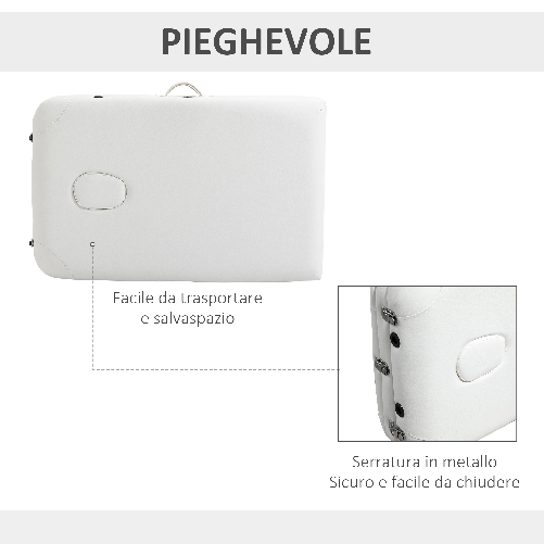 HOMCOM-Lettino-Massaggi-Portatile-Pieghevole-e-Professionale-in-Alluminio-bianco-215x60x61-84cm