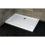 Piatto doccia rettangolare ultra slim h.5 cm acrilico bianco SMIRNE 70x120 cm,Piletta scarico inclusa