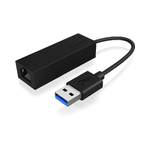 Raidsonic Typ LAN-Adapter  Bauform 1x extern kabelgebunden (Anschlusskabel nicht abnehmbar)  Anbindung 1x USB-A 3