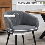 HOMCOM-Set-di-2-Sedie-Imbottite-Moderne-con-Rivestimento-in-Tessuto-Sedie-per-Soggiorno-e-Salotto-con-Gambe---Grigio-Scuro