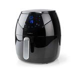 Nedis KAAF240EBK friggitrice Singolo 4,6 L Indipendente 1500 W Friggitrice ad aria calda Nero