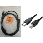 Tecno 24.05 cavo USB USB 2.0 1,8 m USB A USB B Nero