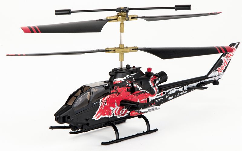 Namenhafter-RC-Show-Hubschrauber-im-Red-Bull-Design--Carrera-RC-Helikopter--Im-kraftvollen-Red-Bull-Design--Lnge-26-cm--