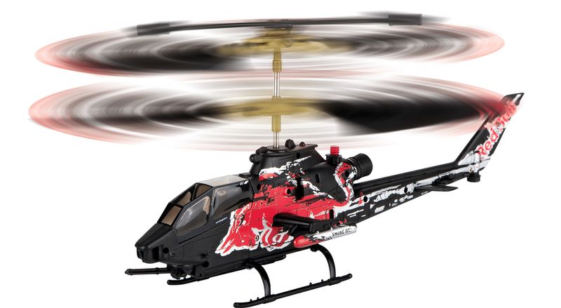 Namenhafter-RC-Show-Hubschrauber-im-Red-Bull-Design--Carrera-RC-Helikopter--Im-kraftvollen-Red-Bull-Design--Lnge-26-cm--