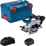 Bosch GKS 18V-57-2 L PROFESSIONAL 16,5 cm Nero, Blu, Argento 5000 Giri/min