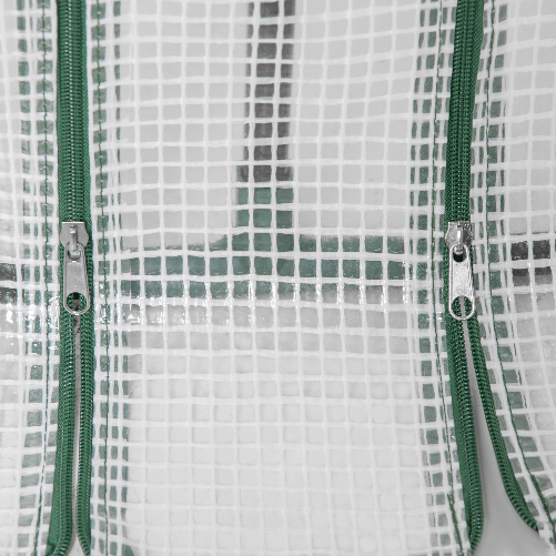 Outsunny-Serra-da-Giardino-con-Copertura-in-PE-Rinforzato-e-Telaio-in-Acciaio-180x90x90cm-Bianco